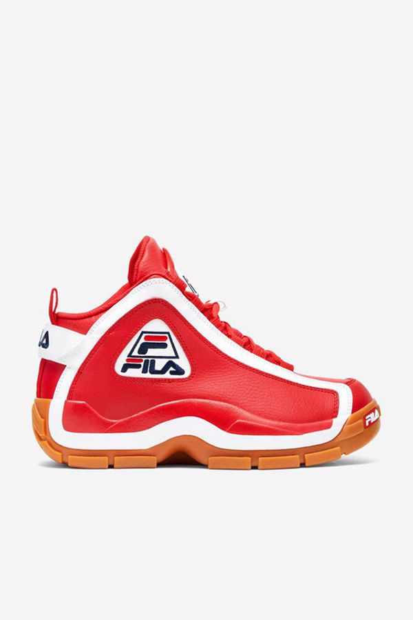 Fila Grant Hill 2 Men's Sneakers - Red/White,NZ 759-41576